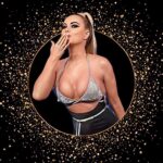 Carmen Electra Instagram - new year sparkle 🥂🖤 ✨ @alexanderwangny ty for the drawing @photoartyou