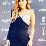 Carolina Gaitán Instagram - Empezamos hoy con #pressjunket de @premios_platino y la dicha de que el vestido que necesitamos llegó!!! Qué siga la fiesta del audiovisual iberoamericano! 🥳 Madrid, Spain