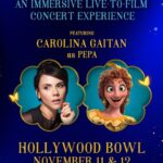 Carolina Gaitán Instagram - Join me and the rest of La Familia Madrigal for an enchanting evening under the stars at The Hollywood Bowl! On Friday, Nov. 11 & Saturday, Nov. 12, we – the original cast – will be singing all of your favorite Encanto songs, accompanied by the @disneyanimation film, a full orchestra and 50-person ensemble on stage…it will be a magical experience! And just for you … get your tickets today, before the general public, by using code “EncantoOriginal” HERE! We WILL be talking about this concert!!