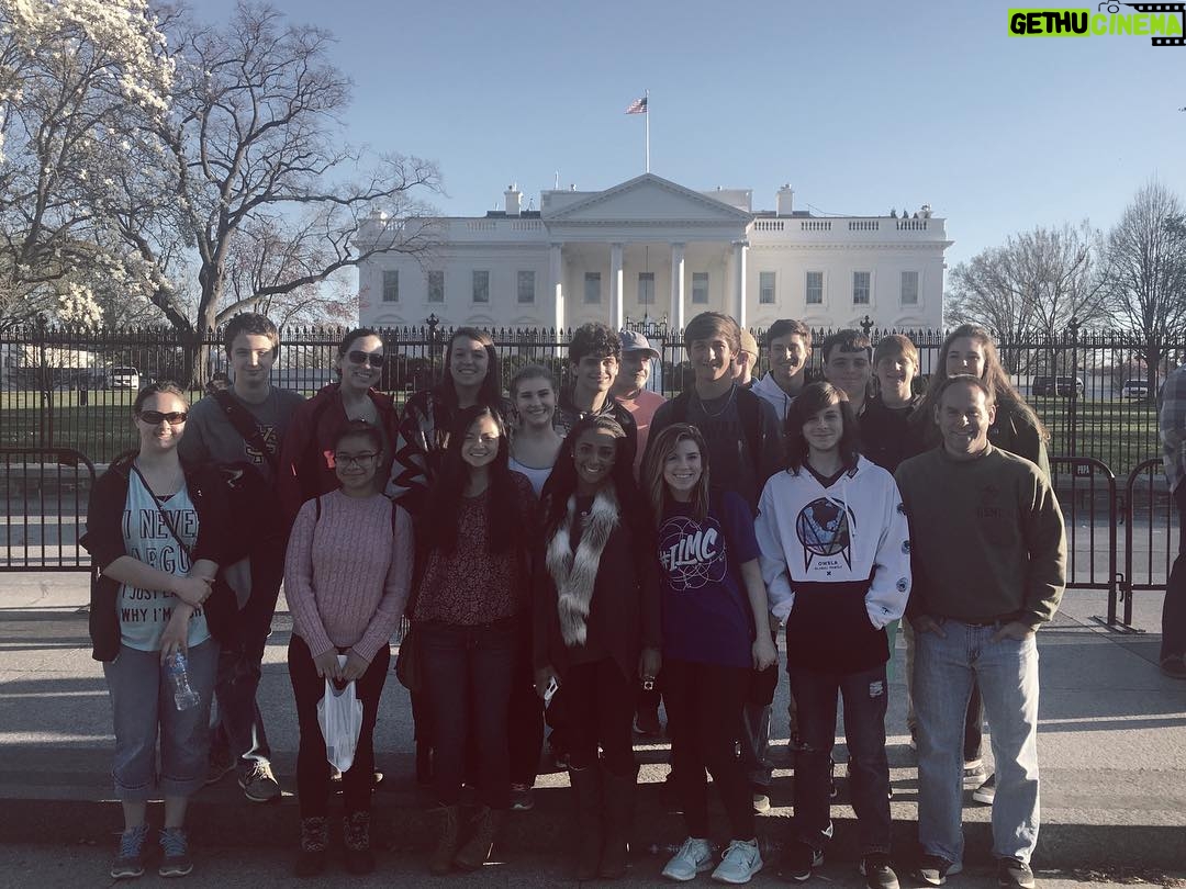 Chandler Riggs Instagram - this has been the coolest field trip i've ever been on White House, Washington D.C.
