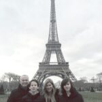 Chandler Riggs Instagram - we had the coolest lunch on the second floor Tour Eiffel
