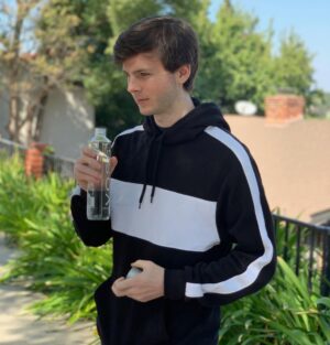 Chandler Riggs Instagram - s/o @vossworld for sending me 288 bottles of water. i am extremely prepared for the apocalypse