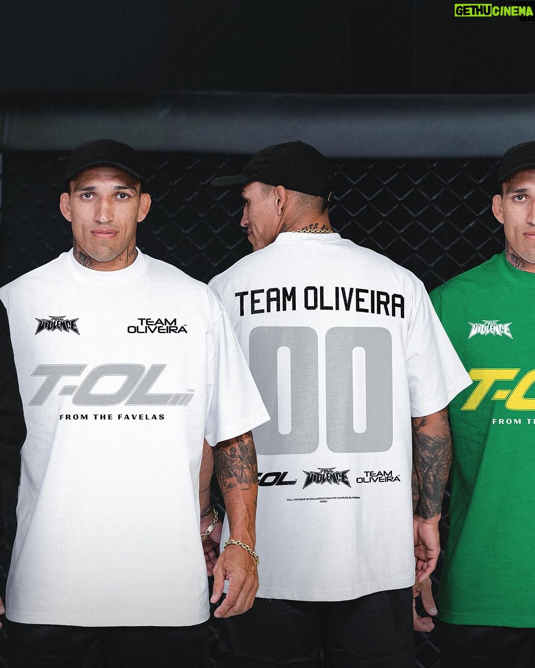 Charles Oliveira - 208.2K Likes - DO BRONX! Your fighters favorite fighter. Collection 001 of Charles Oliveira x Full Violence is now live! Ships in 1-2 weeks. Sales close April 20th.
Link in bio | FullViolence.com