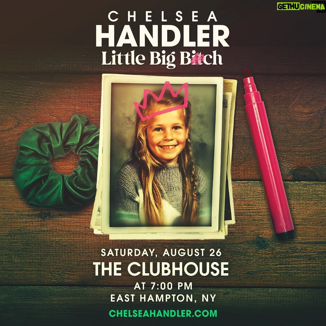 Chelsea Handler Instagram - I have one tour date this summer and it is in East Hampton, at the Club House! Link in bio ⬆️ East Hampton, NY