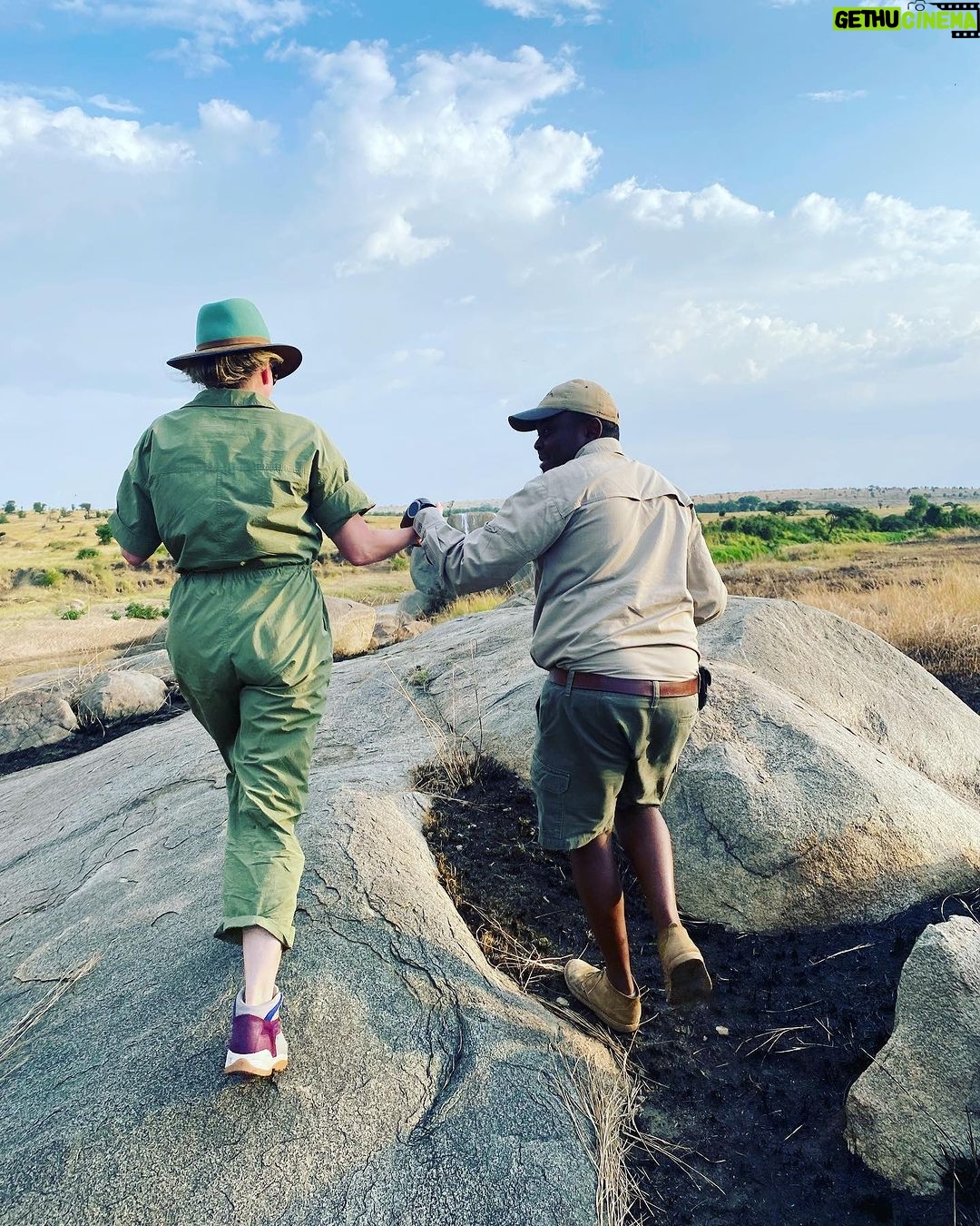 Chelsea Handler Instagram - The biggest smiles are in Africa. Singita Mara River Camp, Serengeti, Tanzania