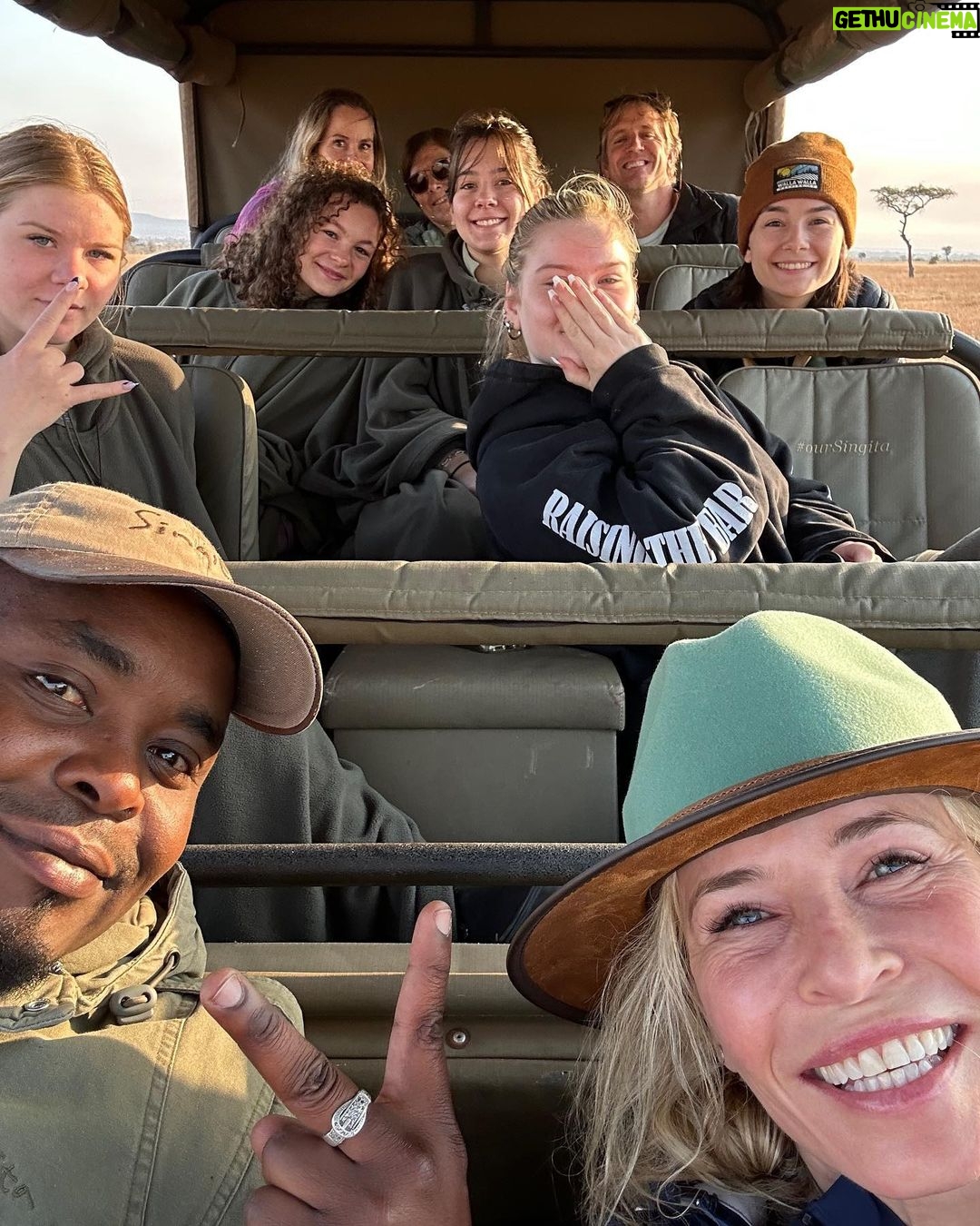 Chelsea Handler Instagram - Enjoying the beauty of the earth before climate change takes it away. Tanzania, Africa