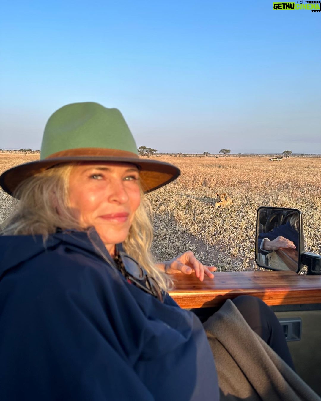 Chelsea Handler Instagram - Enjoying the beauty of the earth before climate change takes it away. Tanzania, Africa