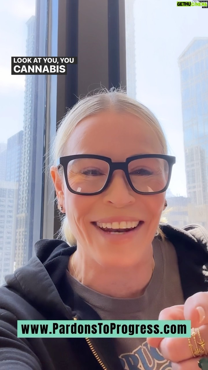 Chelsea Handler Instagram - This 4/20, I’m joining the Pardons to Progress to help free Americans who are still incarcerated for cannabis. Head to PardonsToProgress.com to see how you can help.