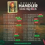 Chelsea Handler Instagram - TORONTO! Second show added. THACKERVILLE, OKLAHAMA! Im coming your way, too! Pre-sale starts now. Code: LITTLE
