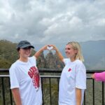 Chloe Burrows Instagram - Possibly THE most wholesome day we’ve EVER had 🤣🫶🏼✨ Big up Omar for being our best dressed tour guide ever xxxxx Blue Mountains National Park