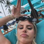 Chloe Burrows Instagram - Having a nice day x Finns Beach Club