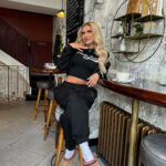 Chloe Burrows Instagram - Me 🤝 @whitefoxboutique tracksuits!!! Also use my code for discount - CHLOEB Don’t say I don’t treat you xxxxx Luv from me x ad London, United Kingdom