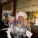 Chloe Burrows Instagram - Best time skiing ever… worth the burnt face x Val Thorens