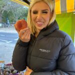 Chloe Burrows Instagram – Long or short?? (coat not hair I’m already planning to chop it off again!!!!) 
@jdwomen @pinksodasport Ad Victoria Park, London
