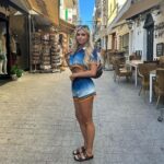 Chloe Burrows Instagram - This might be my fav outfit ever :)))) Ibiza, Spain