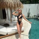 Chloe Burrows Instagram - Had THE MOST unreal villa for the last bit of Bali 📍 @thehoneyandhawkvillas in Canggu for those asking! #giftedstay