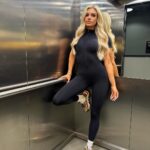 Chloe Burrows Instagram - What else would I be doing in a lift x @stevemaddenuk AD Use CHLOE20 for discount x