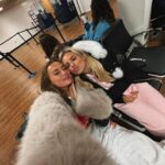 Chloe Burrows Instagram - Say hello to your new @whitefoxboutique AMBASSADORS! Now let’s go celebrate in Val Thorens 🤪🎿🌨️👩🏻‍🤝‍👩🏼 Use codes MILLIEGRACE + CHLOEB ad