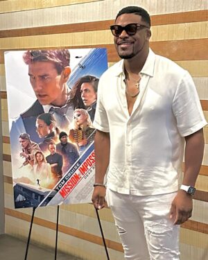 Chris Tucker Instagram - Had a great time at Big Tigga’s private sneak preview of Mission Impossible Screening. Great Movie … love Tom Cruise.