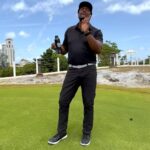 Chris Tucker Instagram - The DJ was jammin’ on the golf course, playing Michael Jackson.