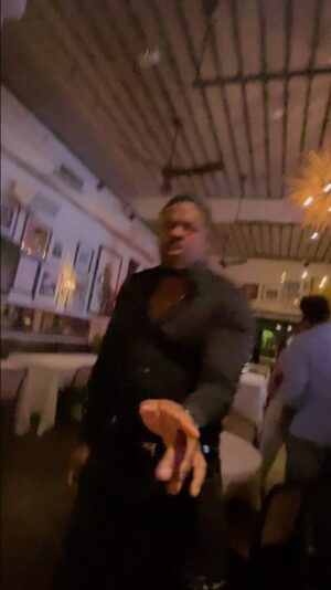 Chris Tucker Instagram - This is how I reacted when Trae Young shot that 3point shot and Atlanta Hawks WON the basketball game!!