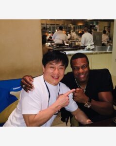 Chris Tucker Instagram - I will never forget when I found out I was doing a movie with @jackiechan . I was already a huge fan and was so excited to work with Jackie. I knew our comedy and his fighting style and stunts would be great together!. It was a match made in heaven. Can’t wait to do another movie with my friend and brother Jackie Chan!. Happy Birthday Jackie!!. I Love you man!
