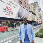 Chris Tucker Instagram – Checking out the Billboard in Times Square, it took up the whole entire block, so cool!! …  Movie “AIR” opens tomorrow only in theaters.