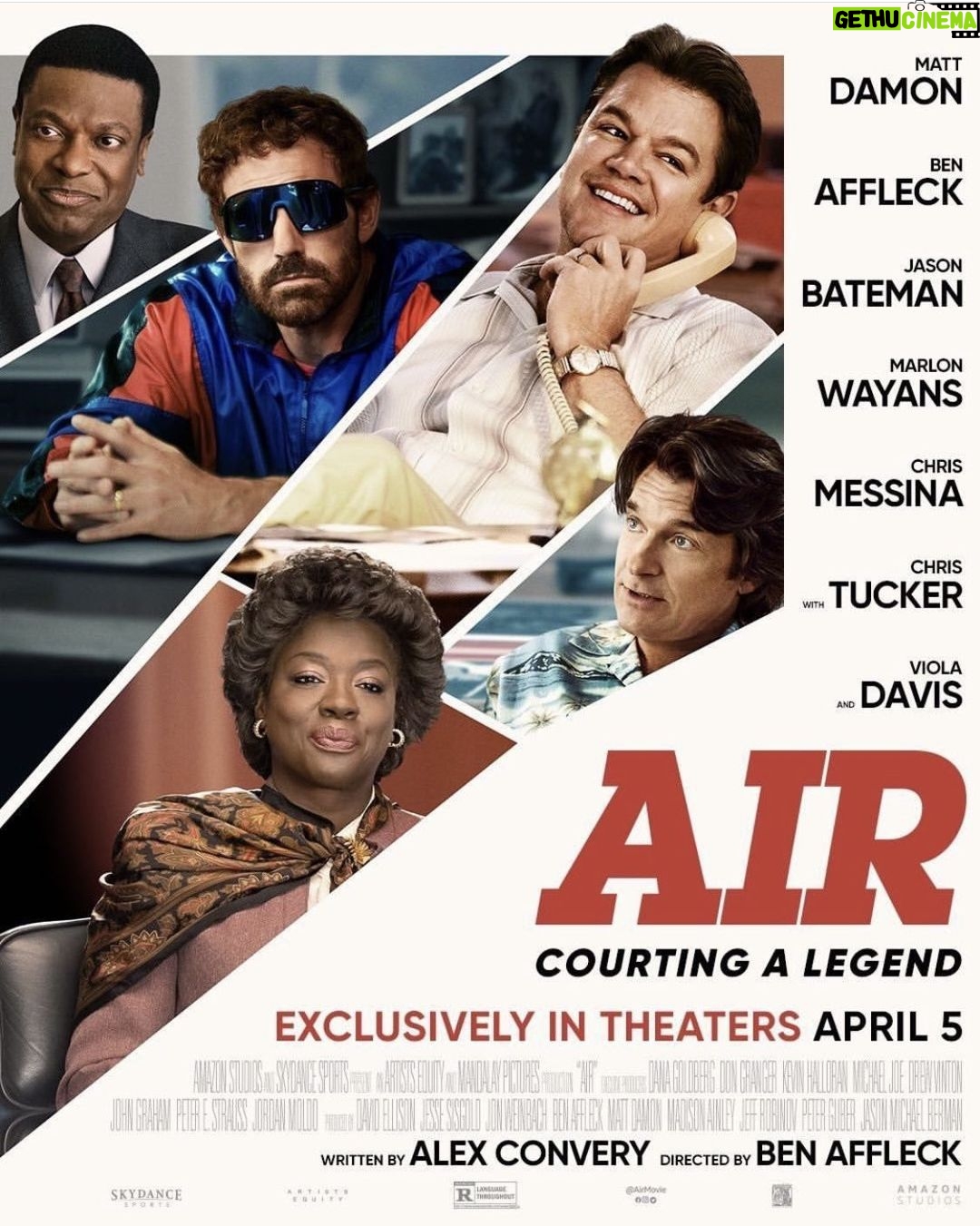 Chris Tucker Instagram - Don’t forget to go see my new movie “AIR,” comes out this Wednesday, April 5th!