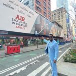 Chris Tucker Instagram – Checking out the Billboard in Times Square, it took up the whole entire block, so cool!! …  Movie “AIR” opens tomorrow only in theaters.