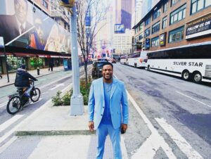 Chris Tucker Instagram - Checking out the Billboard in Times Square, it took up the whole entire block, so cool!! …  Movie “AIR” opens tomorrow only in theaters.