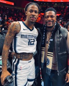 Chris Tucker Instagram - Met Ja Morant tonight at the Hawks Game. Great guy!