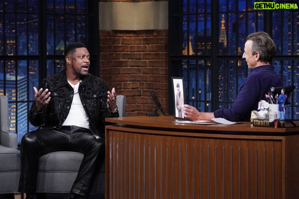 Chris Tucker Instagram - Check me out tonight, on Seth Meyers Late Show!