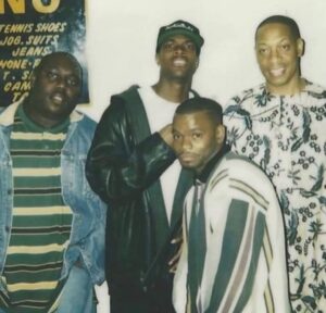 Chris Tucker Instagram - Throw back Thursday, “FRIDAY,” the MOVIE! ‘Big Worm’ - Faizon Love, Me - ‘Smokey,’ ‘Ezal’ - A.J. Johnson, and Michael Williams, at the Comedy Act Theatre.