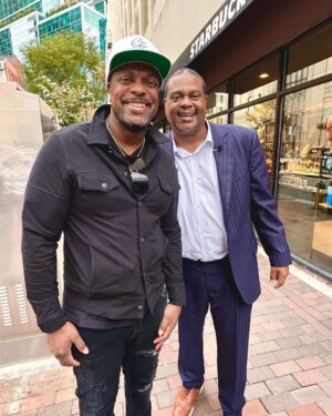 Chris Tucker Instagram - What a great pleasure to meet the Pittsburgh Mayor, Mayor Ed Gainey!