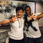 Chris Tucker Instagram - 谢谢 … I want to Thank my brother from another mother, Jackie Chan, for the bouquet of flowers he sent me last night at my show, at the FOX Theatre, in Atlanta Georgia. I Love you Jackie!!!