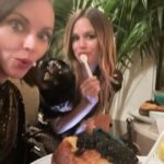 Christina Ricci Instagram - What a beautiful night at @caviarkaspiala for @laprairie and @rodarte ❤️‍🔥 ♥️♥️ @kateandlauramulleavy @rachelbilson ♥️ @markhamptonhair