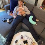 Christina Ricci Instagram - Happy 1st Father’s Day @markhamptonhair ♥️ Love of our lives ♥️ Heart and soul of our family ♥️ We love you endlessly ❤️‍🔥❤️‍🔥❤️‍🔥❤️‍🔥 Sorry I made you be really quiet while I made this 😬😘