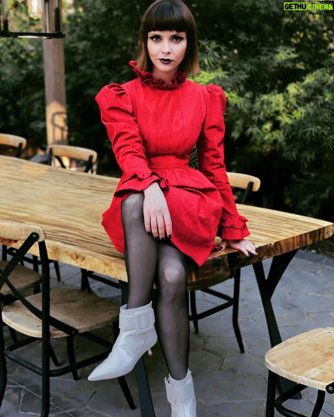 Christina Ricci - 91.6K Likes - Just a casual Wednesday 🖤💕♥️
@batshevadress
@gherardofelloni
@rogervivier
@lady_larson
📷 @reneebowen
Hmu @redbettie7
@bluefamilylifestyle 🖤
I was wrong; it wasn’t Thursday after all. Oops.