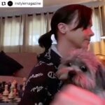 Christina Ricci Instagram - We’re totally fine. Me, Patrick and Karen having a nice time at home for @instylemagazine to raise money for @wckitchen Donate at the link in the bio @instylemagazine #Gothleisure