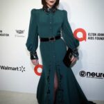 Christina Ricci Instagram - Full look by @gherardofelloni for @rogervivier 💚💚💚 @lenakoro @jerrod.roberts #oscars2020 #eltonjohnaidsfoundation