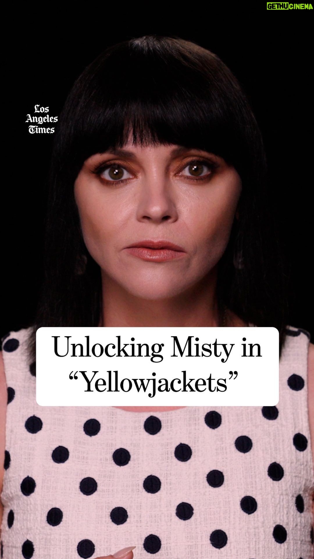 Christina Ricci Instagram - 🐝 Christina Ricci shared her thoughts on Misty’s humanity and how she approached her iconic #Yellowjackets character. Watch Ricci, Diego Luna, Helen Mirren, Bella Ramsey, Jeremy Strong and Patrick Stewart in The L.A. Times Envelope Drama Roundtable, premiering June 16 at latimes.com/envelope or at the link in bio. 🎥 L.A. Times Studios #misty #yellowjackets🐝 #showtime