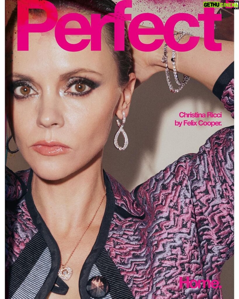 Christina Ricci Instagram - ✨CHRISTINA RICCI✨ Photographed by @felix_cooper for the HOME issue PERFECT 6. Christina talks to Perfect about home, travelling and family. Despite her frequent travels she manages to find a sense of calm in recreating a cozy space wherever she goes: one way of doing that is bringing her candles with her when she’s away. @riccigrams’s home is a source of inspiration and self expression: ‘I have two children and they’re constantly being creative: drawing, painting, coming up with ideas about who they are, how life is and who they want to be. So to see that excitement for life is pretty inspiring’ Read the full interview in the new issue. 📱Pre order ISSUE 6 now, link in bio Talent @riccigrams Photographer @felix_cooper Fashion Editor @jeanieus Hair markhamptonhair Make-up @allanface Manicure @nailsbyzola Fashion @swarovski @emporioarmani Casting @itboygregk for @gkldprojects Production @northsix Post Production @inkretouch Photographic assistance @jackbusterstudio @garretttt Digital Technician @ryangeary__ Fashion assistance @jankowksi_antoni @elliotsoriano Seamstress #hasmik Shot at @chateaumarmont