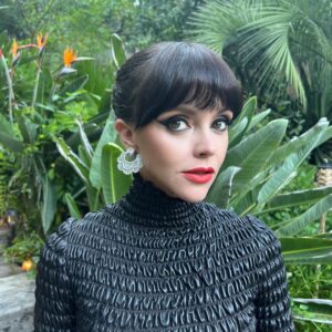 Christina Ricci Instagram - For your consideration this amazing @givenchy dress by  @matthewmwilliams ❤️‍🔥 for the FYC event for @yellowjackets @showtime 

@josephsaidian+sonsjewelry 
@zydo
@kallati
@verabelleza 

@markhamptonhair 
@allanface 
@cristinaehrlich 
@nailsbyzola 
@bridgetblacksten 
@lululohan 
@rubyvo_