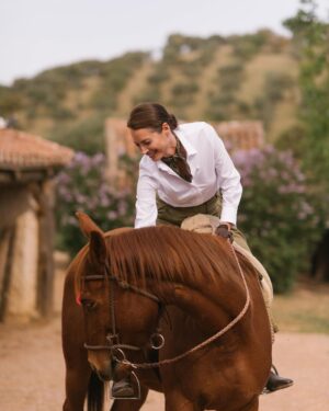 Christy Turlington Instagram - Thank you @carolinaherrera for the dreamiest of days riding through beautiful Andalucia with my daughter on horseback. I’m so grateful for the memories, some of them captured here…❤️