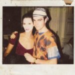 Christy Turlington Instagram - “The 90’s. Decades have passed since but it’s all feeling present again after revisiting the sweet stollen moments throughout this book. If you were there, you’ll feel the same. And, if you weren’t, and you love fashion and culture, you’ll be wanting to time travel back to “our time.” A time that felt fast and slow paced at once. Before everyone was invited backstage, very few were welcome.”-#BeingThere. Me with @gavinbondphotography backstage at @viviennewestwood in the 90’s. This book is gold. @idea.ltd Check out the show at @hamiltonsgallery in London this week!