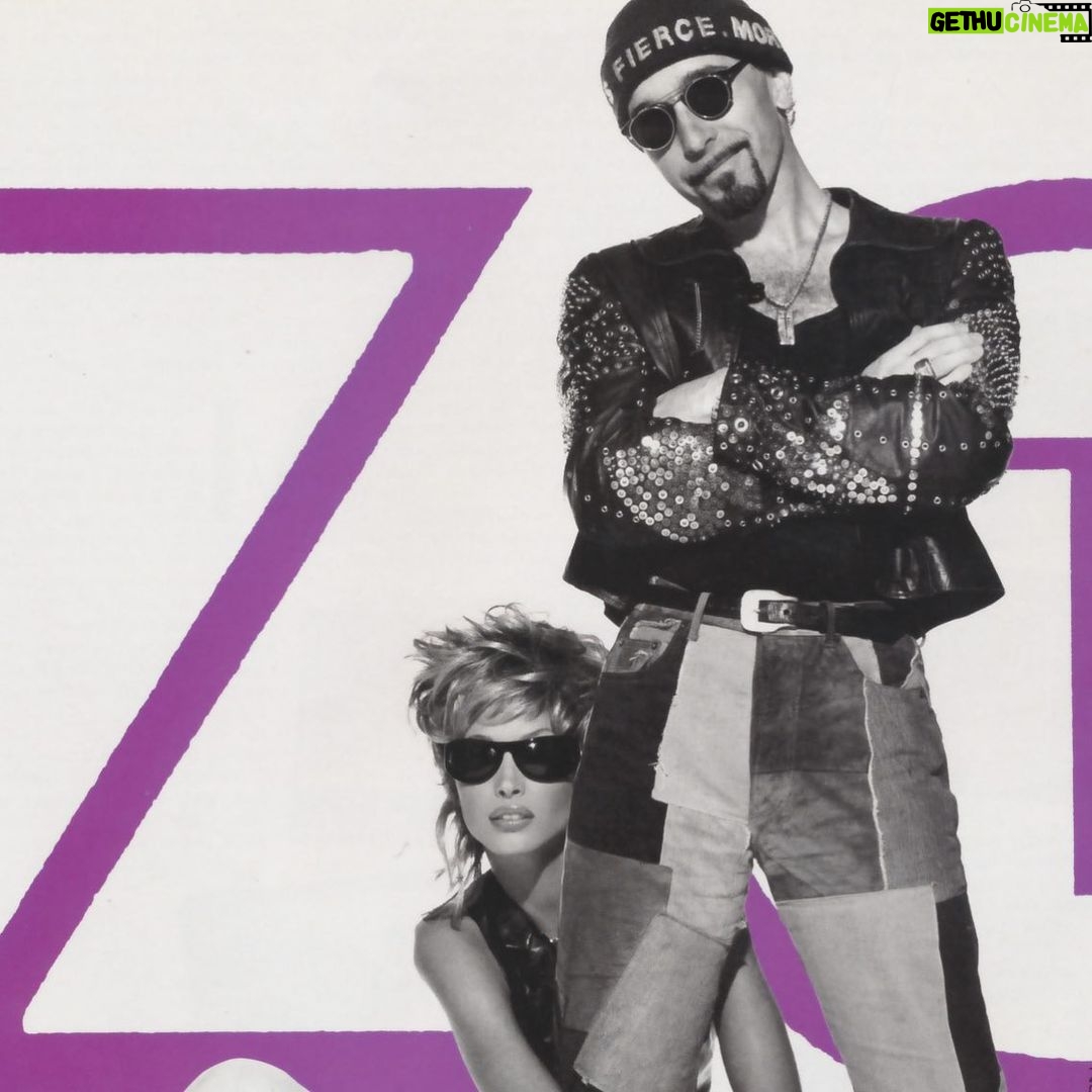Christy Turlington Instagram - Happy 60th Birthday to the Edge! Hope you still have these pants that only you could pull off and look cool in then and now πππ π· @andrewmacpherson_official for @britishvogue @u2 #Zooropa
