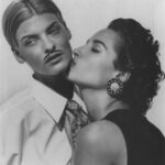 Christy Turlington Instagram - Belated Happy Birthday to my “Super” Friend @lindaevangelista This photo was taken by @karllagerfeld for one of many fun campaign shoots we did together for @chanel back in the day. 🖤🤍