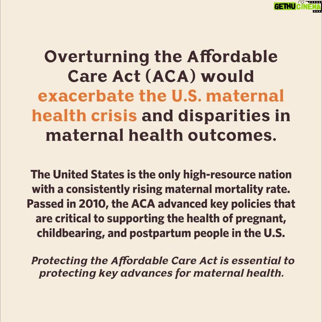Christy Turlington Instagram - As we wait to hear the outcome of this election, here’s a small glimpse of what is at stake. Thanks to @everymomcounts for this breakdown. ⬇️ On November 10th, the United States Supreme Court will hear oral arguments in California v. Texas, the case that will determine the constitutionality of the Affordable Care Act (ACA). This case puts the health care coverage of millions of Americans–and access to safe, respectful, and equitable maternity care–on the line.⁣  ⁣ The ACA advances key policies that are critical to supporting the health of pregnant, childbearing, and postpartum people in the U.S. These policies are especially important now, as the COVID-19 pandemic and resulting economic crisis have exacerbated barriers to positive maternal health outcomes. ⁣  ⁣ Please read this and share widely. The Affordable Care Act is ESSENTIAL to protecting pregnant, childbearing, and postpartum people in the United States. We MUST fight to protect it. And, if you don’t already, follow @everymomcounts for more informative content like this. New York, New York