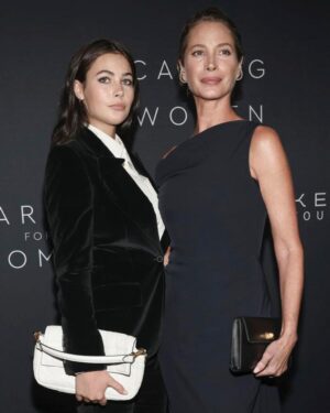 Christy Turlington Instagram - What a week! It started with a dress, a very beautiful gold lame number that I got to wear to close the @ralphlauren show last Friday night. A few days later, I attended the #CaringforWomen gala which was the 15th anniversary for the @keringfoundation that raised 3million in support of three organizations to address violence against women. @malalafund #nationalnetworktoenddomesticviolence #newyorkcityallianceagainstsexualassault
And finally, a quick trip to London to join my Super Friends on stage to close the spectacular #vogueworld extravaganza at the Drury Lane Theatre Thursday night. Now, “Back to Life, Back to Reality….”