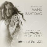 Claudia Leitte Instagram - Oi pessoal! Estou mega feliz em contar pra vocês que a @manuoficial vai ser mais uma convidada incrível na gravação do meu projeto Intemporal! 🌟 Vai ser um encontro emocionante e não vejo a hora de compartilhar tudo com vocês! Fiquem ligados! 🎤❤️ #Intemporal #ClaudiaLeitte #ManuBatidao #acustico